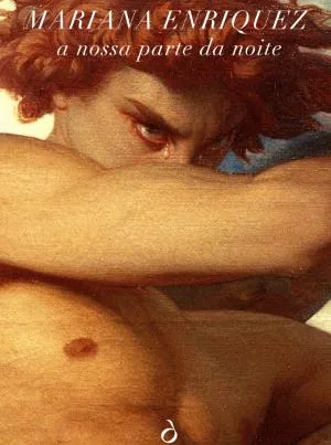 capa do livro a nossa parte da noite com lucifer a chorar