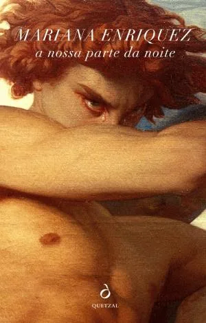 capa do livro a nossa parte da noite com lucifer a chorar