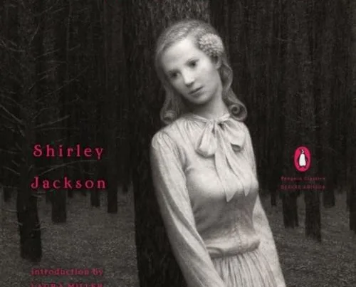 book cover with an illustration girl from the early 1900 in the woods with her back against a tree