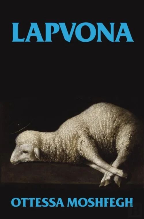 book cover with a painting of a sacrificial lamb